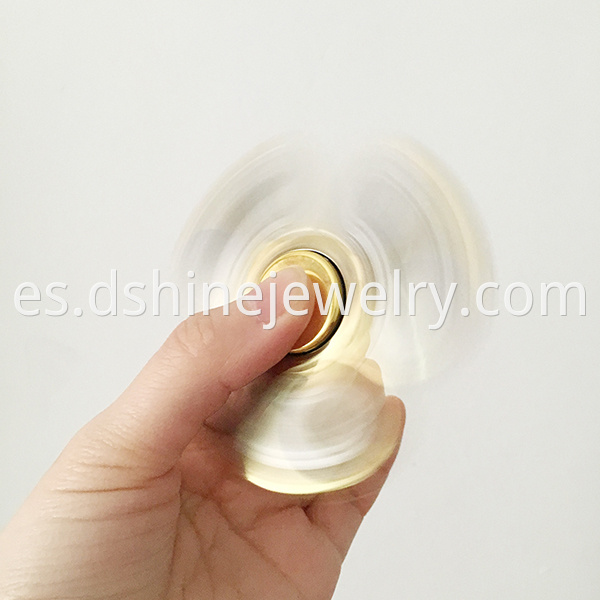 metallic hand spinner